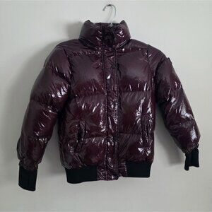 SCOTCH BONNET | The Wisconsin Rhea Down Jacket Puffer Glossy Red Girls Sz 10